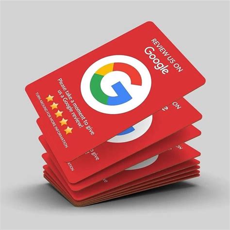 google review nfc cards|custom Google review nfc card.